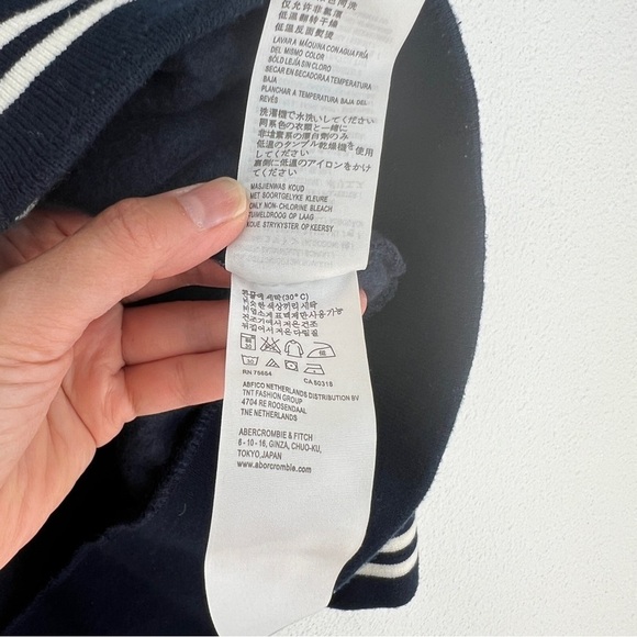 Abercrombie & Fitch Rare Varsity Bomber Basrball Jacket XL - Picture 8 of 9